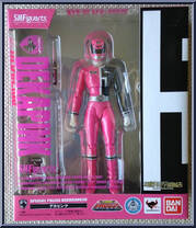 Tokusou Sentai Dekaranger - DekaPink from Super Sentai - S.H. Figuarts manufactured by Bandai [Front]