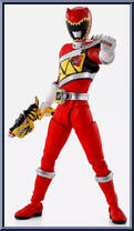 Zyuden Sentai Kyoryuger - Kyoryu Red from Super Sentai - Monster Collection - MS Series manufactured by Bandai [Loose]