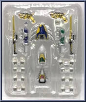 Zyuden Sentai Kyoryuger - Kyoryu Set (Blue & Green) from Super Sentai - Monster Collection - MS Series manufactured by Bandai [Front]