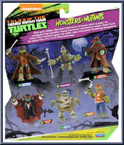 Monster Hunter Raph from Tales of the Teenage Mutant Ninja Turtles - Monsters + Mutants manufactured by Playmates [Back]