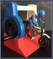 Super Stunt Dirt Bike (White Driver) Action Figure
