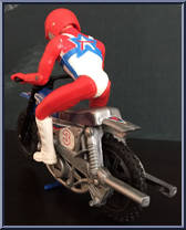 Super Stunt Dirt Bike (Red Driver) from Team America - Accessories manufactured by Ideal [Loose]