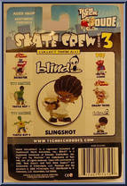 Slingshot from Tech Deck Dude - Skate Crew 3 manufactured by X-Concepts [Back]