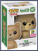 Ted (Remote) (Flocked) (Ted 2) from Ted - Pop! Vinyl Figures manufactured by Funko [Front]