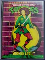 Shogun April (with Card) from Teenage Mutant Ninja Turtles - Shogun Turtles manufactured by Playmates [Card]
