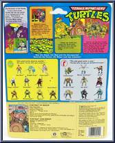 Bebop from Teenage Mutant Ninja Turtles - 1988 - Basic Figures manufactured by Playmates [Back]