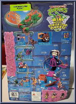 Turtle-Top - Cave Bebop's Dino Playset (with Cards) from Teenage Mutant Ninja Turtles - Mini Mutants manufactured by Playmates [Back]