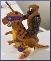 Cave Turtle Don (with Trippy Tyrannosaurus) from Teenage Mutant Ninja Turtles - Cave Turtles manufactured by Playmates [Loose]