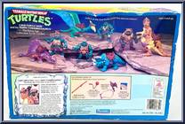 Cave Turtle Don (with Trippy Tyrannosaurus) from Teenage Mutant Ninja Turtles - Cave Turtles manufactured by Playmates [Back]
