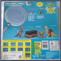 Turtle Transports - Dino Jammin' Combo (with Card) from Teenage Mutant Ninja Turtles - Mini Mutants manufactured by Playmates [Back]