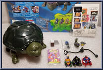 Mutant Donatello Sewer-Hero Playset (with Cards) from Teenage Mutant Ninja Turtles - Mini Mutants manufactured by Playmates [Loose]