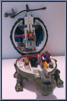 Mutant Donatello Sewer-Hero Playset (with Cards) from Teenage Mutant Ninja Turtles - Mini Mutants manufactured by Playmates [Loose]