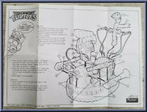 Don's Krazy Carnival Car from Teenage Mutant Ninja Turtles - 1991 - Accessories manufactured by Playmates [Instructions]