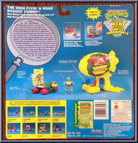 Turtle Transports - High Flyin' & Road Raggin' Combo (with Card) from Teenage Mutant Ninja Turtles - Mini Mutants manufactured by Playmates [Back]