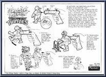 Kowabunga Kickboxin' Leo from Teenage Mutant Ninja Turtles - Smash 'em Bash 'em Figures manufactured by Playmates [Instructions]