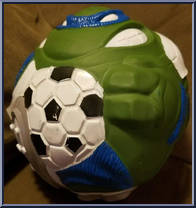Leo's Soccer Ball from Teenage Mutant Ninja Turtles - Sewer Sports Balls manufactured by Playmates [Loose]