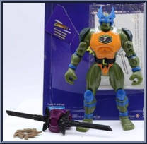 Supermutant Leonardo from Teenage Mutant Ninja Turtles - Super-Mutants manufactured by Playmates [Loose]
