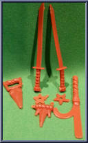 Leonardo from Teenage Mutant Ninja Turtles - 1988 - Basic Figures manufactured by Playmates [Loose]
