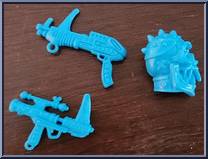 Machine Gunnin' Rocksteady from Teenage Mutant Ninja Turtles - Wacky Action manufactured by Playmates [Loose]