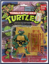 Michaelangelo from Teenage Mutant Ninja Turtles - 1988 - Basic Figures manufactured by Playmates [Front]