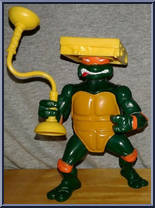 Headdroppin' Mike from Teenage Mutant Ninja Turtles - Headdroppin' Dudes manufactured by Playmates [Loose]