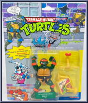 Headdroppin' Mike from Teenage Mutant Ninja Turtles - Headdroppin' Dudes manufactured by Playmates [Front]