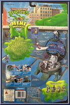 Mutant Michaelangelo Space Station Playset (with Cards) from Teenage Mutant Ninja Turtles - Mini Mutants manufactured by Playmates [Back]