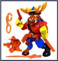 Monty Moose  from Teenage Mutant Ninja Turtles - 1992 - Basic Figures manufactured by Playmates [Loose]