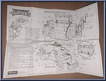 Rock 'n' Roll Muta-Bus from Teenage Mutant Ninja Turtles - Mutations - Accessories manufactured by Playmates [Instructions]