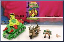 Turtle Transports - Mutant Combat Combo (with Card) from Teenage Mutant Ninja Turtles - Mini Mutants manufactured by Playmates [Loose]