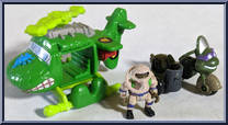 Turtle Transports - Mutant Military Combo (with Card) from Teenage Mutant Ninja Turtles - Mini Mutants manufactured by Playmates [Loose]