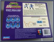Night Ninja Don [Reissue] from Teenage Mutant Ninja Turtles - Auto Mutations manufactured by Playmates [Back]