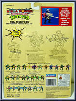 Pizza Tossin' Don [Reissue] from Teenage Mutant Ninja Turtles - 10th Anniversary - Ninja Power manufactured by Playmates [Back]