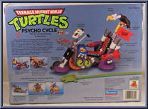 Psycho Cycle from Teenage Mutant Ninja Turtles - 1990 - Accessories manufactured by Playmates [Back]