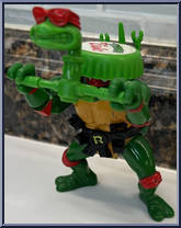 Headdroppin' Raph from Teenage Mutant Ninja Turtles - Headdroppin' Dudes manufactured by Playmates [Loose]
