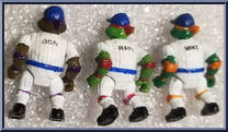 Turtle-Top - Raphael's Baseball Playset (with Cards) from Teenage Mutant Ninja Turtles - Mini Mutants manufactured by Playmates [Loose]