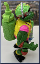 Sewer-cyclin' Raph from Teenage Mutant Ninja Turtles - Sewer Spittin' Turtles manufactured by Playmates [Loose]