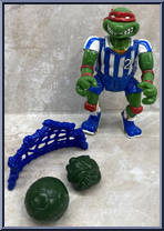 Shell Kickin' Raph from Teenage Mutant Ninja Turtles - Sewer Sports Allstar Turtles manufactured by Playmates [Loose]