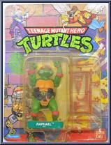 Raphael from Teenage Mutant Ninja Turtles - 1988 - Basic Figures manufactured by Playmates [Front]
