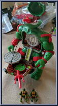 Raphael's Samurai Sewer Lair Playset from Teenage Mutant Ninja Turtles - Turtle in a Turtle manufactured by Playmates [Loose]
