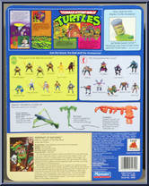 Rat King from Teenage Mutant Ninja Turtles - 1989 - Basic Figures manufactured by Playmates [Back]