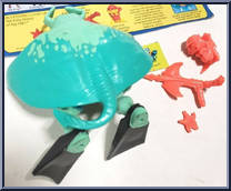 Ray Fillet from Teenage Mutant Ninja Turtles - 1990 - Basic Figures manufactured by Playmates [Loose]