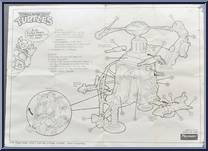 Rocksteady's Pogocopter from Teenage Mutant Ninja Turtles - 1991 - Accessories manufactured by Playmates [Instructions]