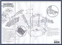 Sewer Party Tube from Teenage Mutant Ninja Turtles - 1989 - Accessories manufactured by Playmates [Instructions]