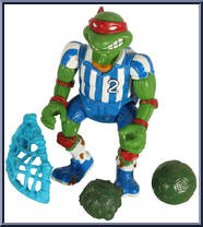 Shell Kickin' Raph from Teenage Mutant Ninja Turtles - Sewer Sports Allstar Turtles manufactured by Playmates [Loose]