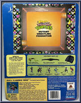 Shell Slammin' Mike from Teenage Mutant Ninja Turtles - Sewer Sports Allstar Turtles manufactured by Playmates [Back]