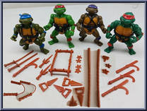 Special Collectors 4-Pack! from Teenage Mutant Ninja Turtles - 5th Anniversary Collector manufactured by Playmates [Loose]