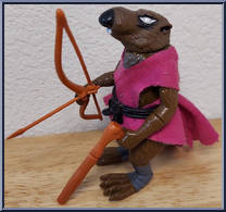 Splinter (Soft Head) from Teenage Mutant Ninja Turtles - 1988 - Basic Figures manufactured by Playmates [Loose]