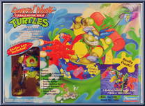 Surfer Leo with Mondo Mutant Surfer Tube from Teenage Mutant Ninja Turtles - Surfin' Ninja manufactured by Playmates [Front]
