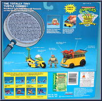 Turtle Transports - The Totally Tiny Turtle Combo (with Card) from Teenage Mutant Ninja Turtles - Mini Mutants manufactured by Playmates [Back]